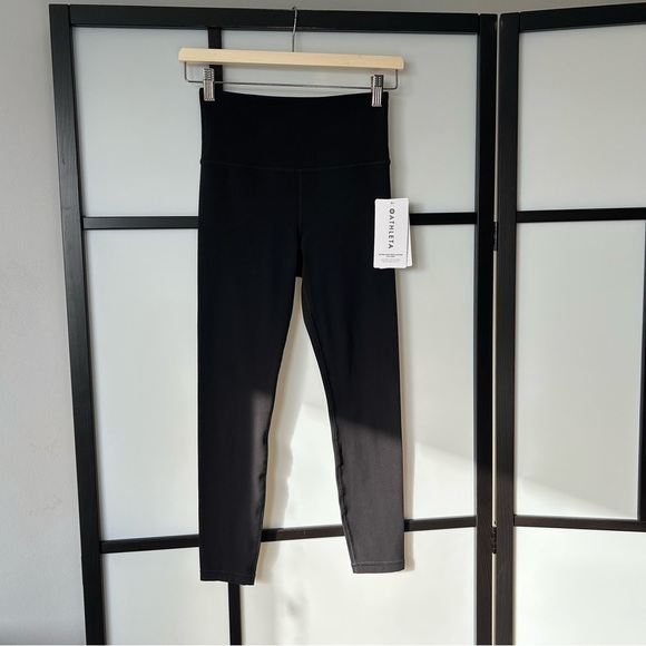 [XS] NWT Athleta Black Ultra High-Waist Elation 7/8 Tight Yoga Legging - Picture 5 of 13